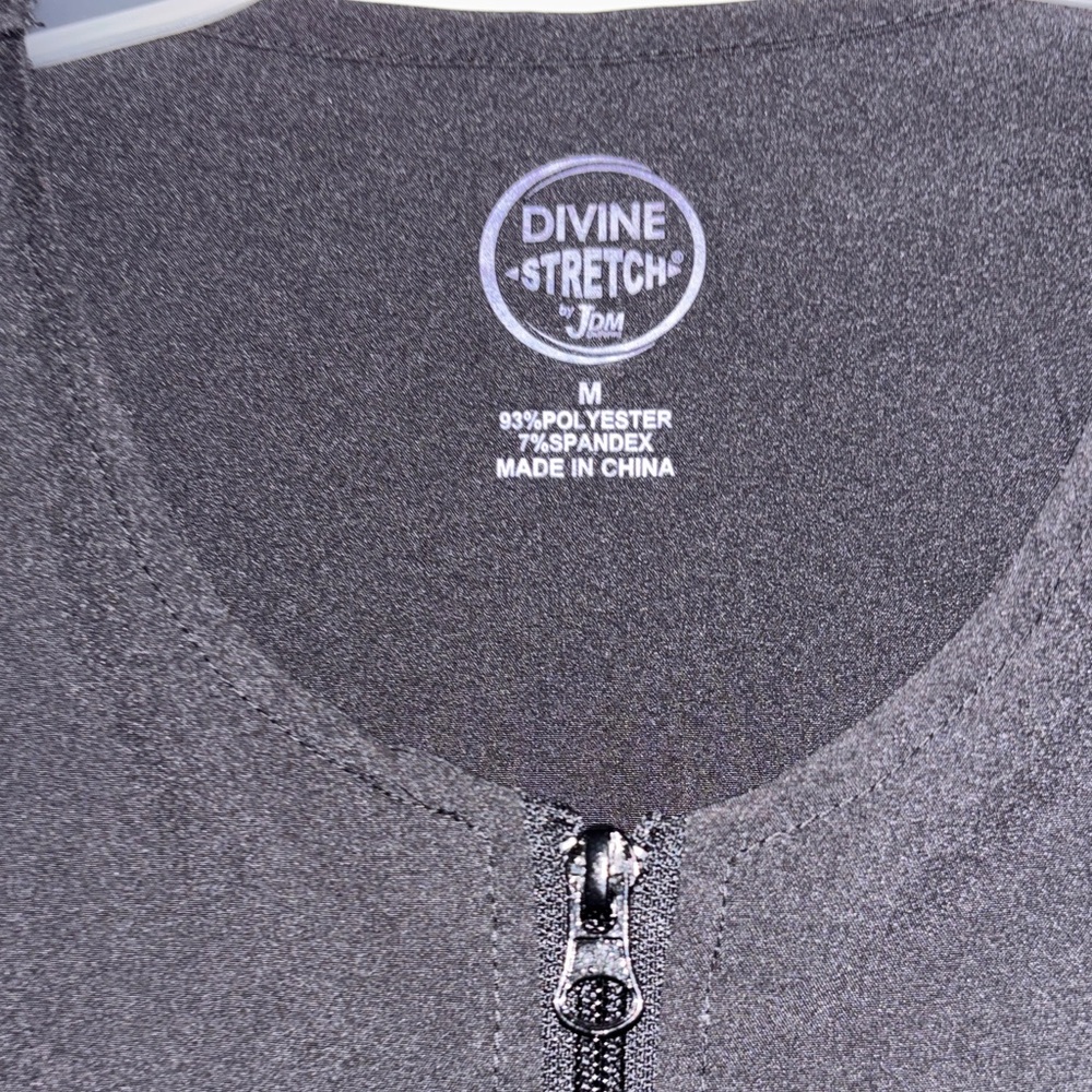 Divine Stretch Black Zip-Front Jacket - Picture 2 of 4